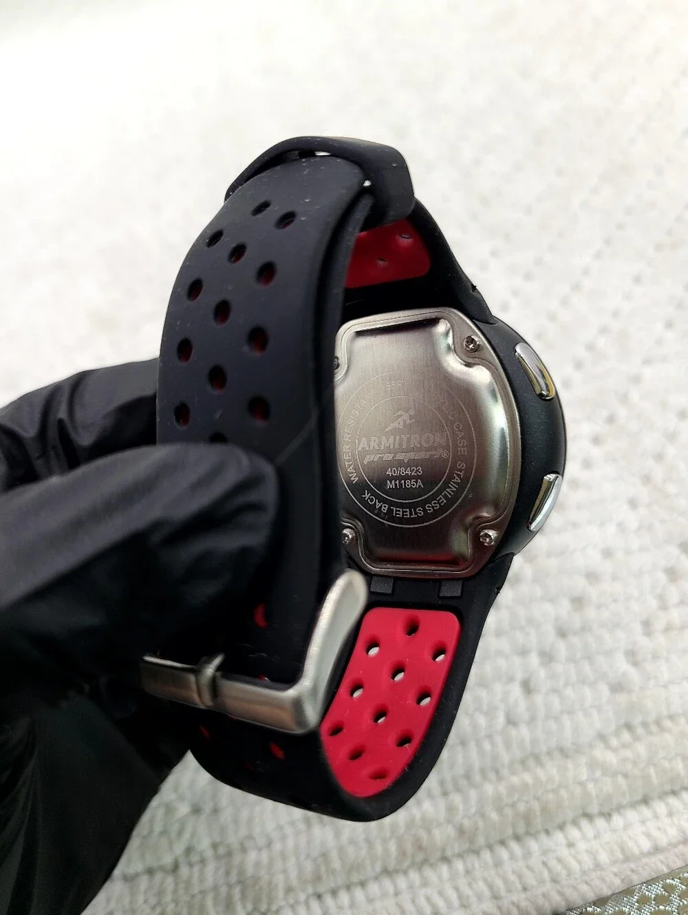 Armitron Black with Red Accents Digital Sports Watch